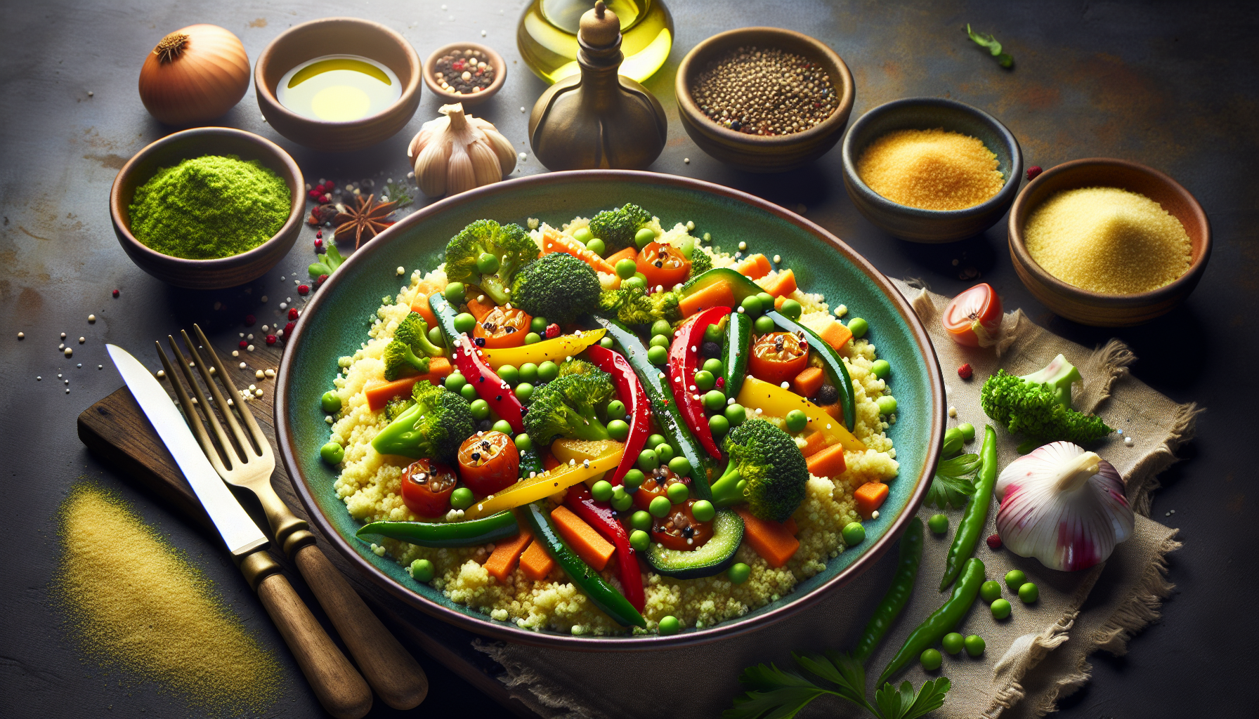 cous cous di verdure